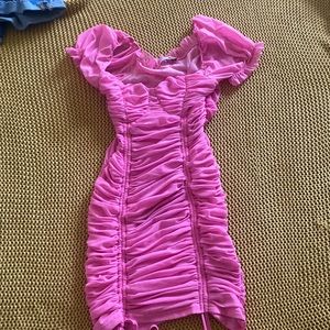 BARBIE NEON PINK DRESS
